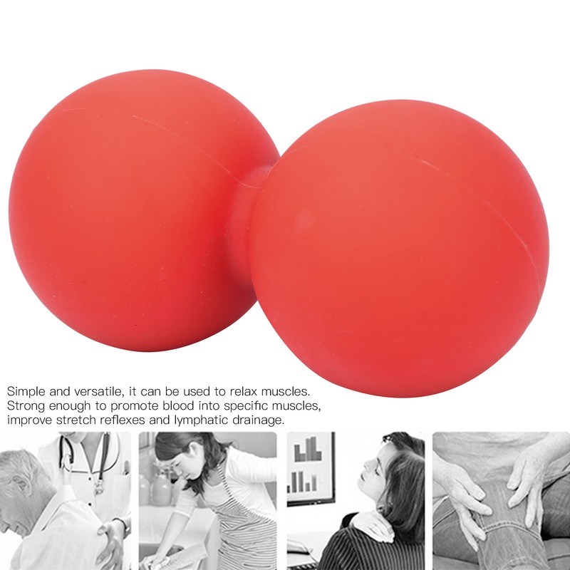 Silica Gel Exercise Peanut Ball Yoga Gym Fitness Body Relax