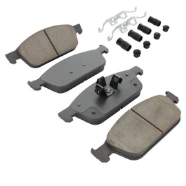 QUALITY-BUILT Black Series Ceramic Front Brake Pads (1003-1645C) Compatible with Ford Escape 2013-2019, Ford Focus 2013-2014, Ford Transit Connect 2014-2023