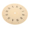 Operitacx 2pcs DIY Clock Dial Replacement Reusable Aluminum Round Dial