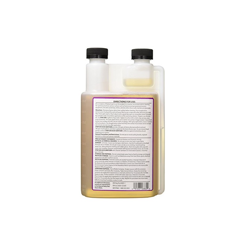 Five star Star San Acid Sanitizer for Surface Sanitation, 32oz