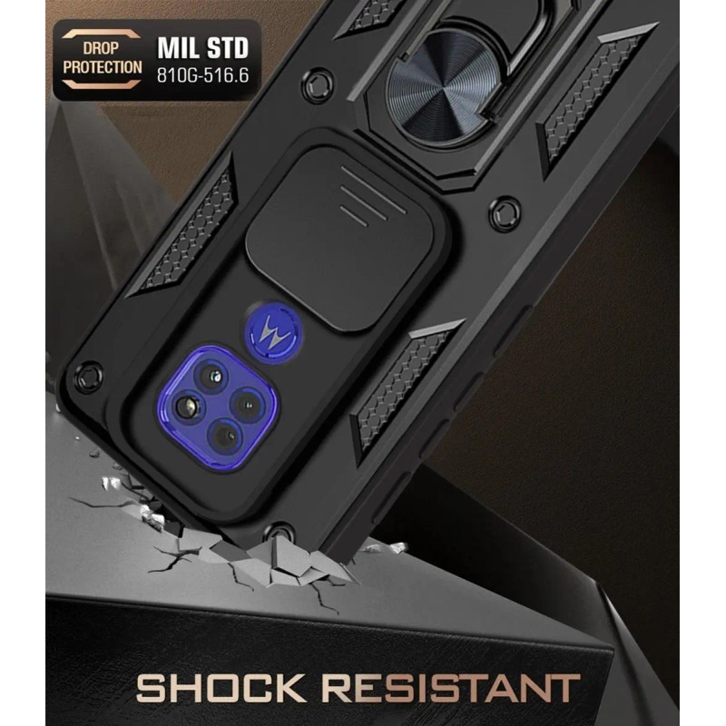 Funda Para Moto Tapa Deslizante Case + Cristal Templado