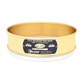 8in Sieve, Brass/Stainless, Full-Height, No.3-1/2