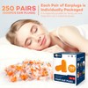 VOISEN Ear Plugs, 250 Pairs Ear Plugs for Sleeping, 32dB
