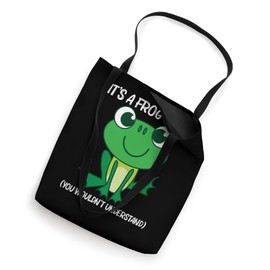 Cute Frog Design For Men Women Forest Zoo Pet Animal Catcher Tote Bag