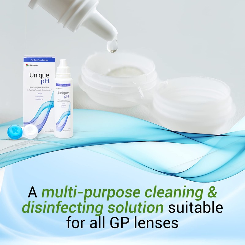 Menicon Unique pH Multi-Purpose Contact Lens Solution With Lens Case