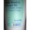 Smartly Toilet Brush & Plunger Combo Set with Holder, White