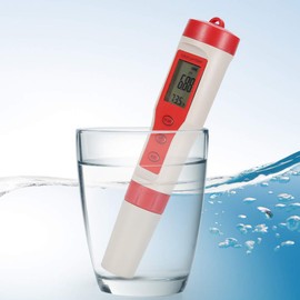Water Quality Tester, 4 in 1 Function Digital Water Quality Test Pen for pH, TDS, EC and TEMP of Water
