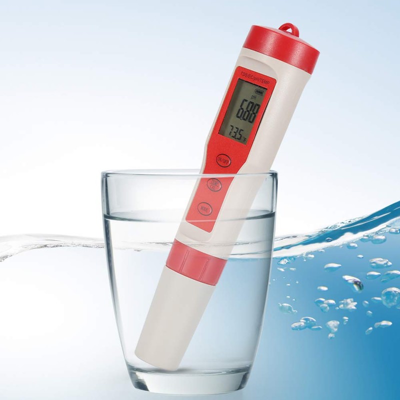 Water Quality Tester, 4 in 1 Function Digital Water Quality