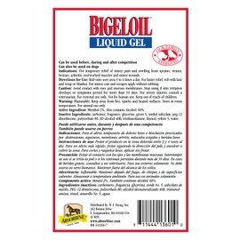 Absorbine Absorbine Bigeloil Liniment Gel, Refreshing Topical Rub for Sore Muscles, Joints & Arthritis Pain, 14oz Bottle