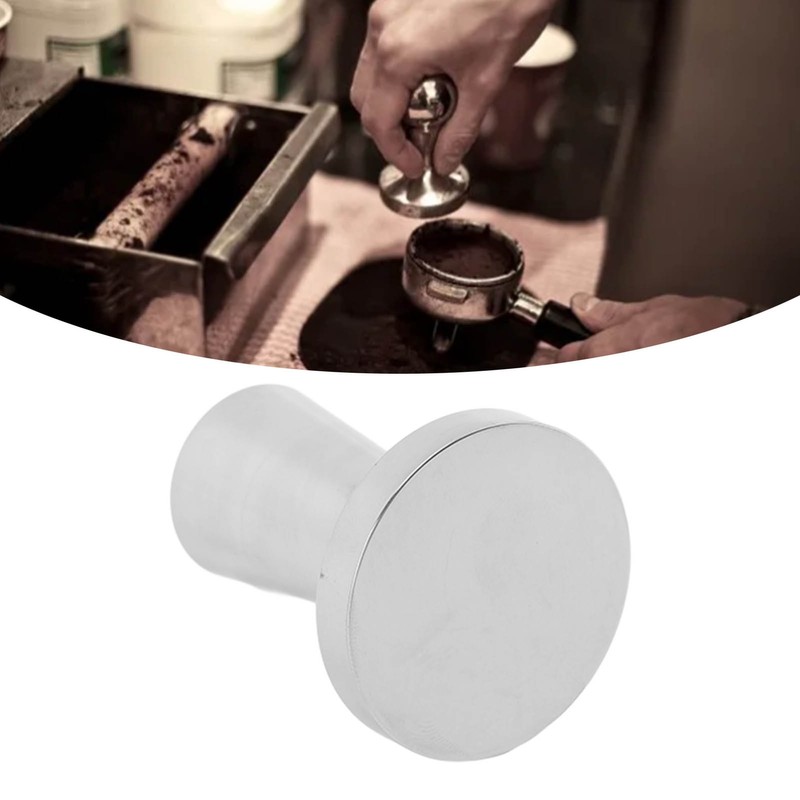 Coffee Tamper Stainless Steel Solid Handheld Coffee Filling Powder Press