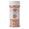 Pastel Rainbow Sprinkles – Dye-Free, Allergen-Free, Plant-Based Colors, 6 oz