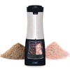 COOK WITH COLOR 2-in-1 Rechargeable Salt & Pepper Shaker -