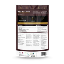 Vivo life - Mushroom Coffee - Magic Coffee with Lions Mane Mushrooms, 20 Servings, Fair Trade Ethiopian Coffee, 280g