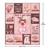 Abaysto Cute Pig Flannel Blanket for Girl Boy I Just