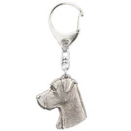 GREAT DANE (Head) Made in England Art dog key holder Collection
