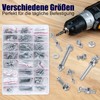 M2 M3 M4 M5 Screws Set 1320 Pieces Rounded Head