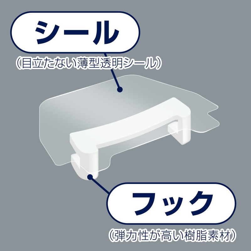 Plus Walk Wrap Claw Hook Seals, 20 Sheets, Easy to