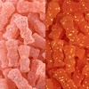 SOUR PATCH KIDS Glow Ups Strawberry-Watermelon Soft & Chewy Candy,