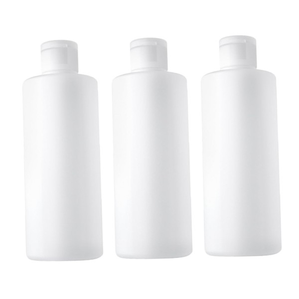 Vaguelly 3pcs Refillable Plastic Travel Containers Durable Lotion and Cosmetic