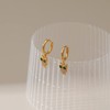 Fun Small Gold Hoop Earrings Dupes for Women Hypoallergenic Clean