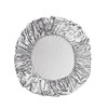 DuShow Satin Fitted Sheet King Sliver Grey,Silky Deep Pocket Satin