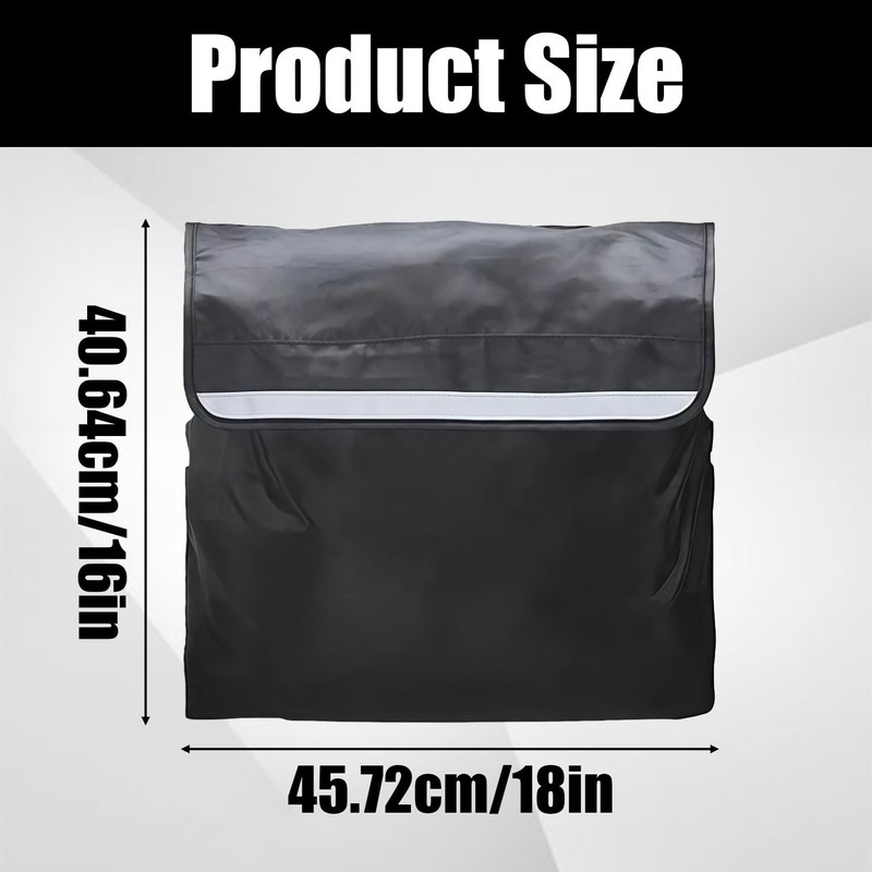 Universal Wheelchair Backpack, Large Capacity Waterproof Storage Bag for Most