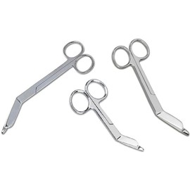 Lister Bandage Scissors for Nurses, Perfect for EMT, Paramedics, First Aid, Responders, Doctors, Premium Grade Surgical Stainless Steel, 3.5", 5.5", 7.5"
