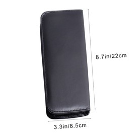 Beavorty 1 Set Hair Cutting Scissor Barber Accessories Flat Cut Hairdressing Tool Teeth Cut Scissors Black