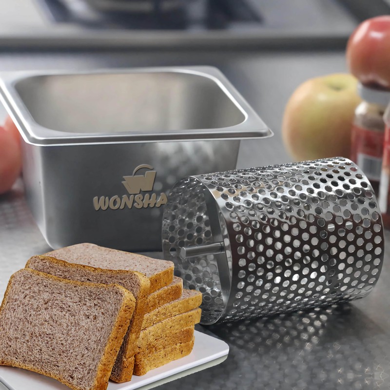 W WONSHARE Butter Roller,304 Stainless Steel Butter dispenser for bread,