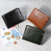 MILAGRO CA-Y-660 Tamponato Leather Bifold Wallet with Coin Purse (Men's