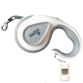 BoldPet Retractable Dog Leash with Poop Bag Holder -16 Ft Extendable Lead for Medium to Large Dogs - Anti-Slip Handle -Eco Friendly Bag Holder Included- Durable Dog Leash Retractable Design