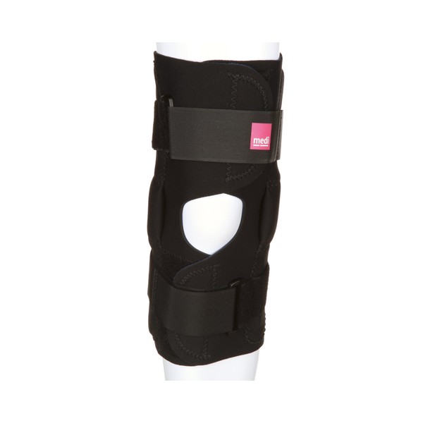 medi Hinged Neoprene Knee Brace best for weak, sore, or misalignment injuries
