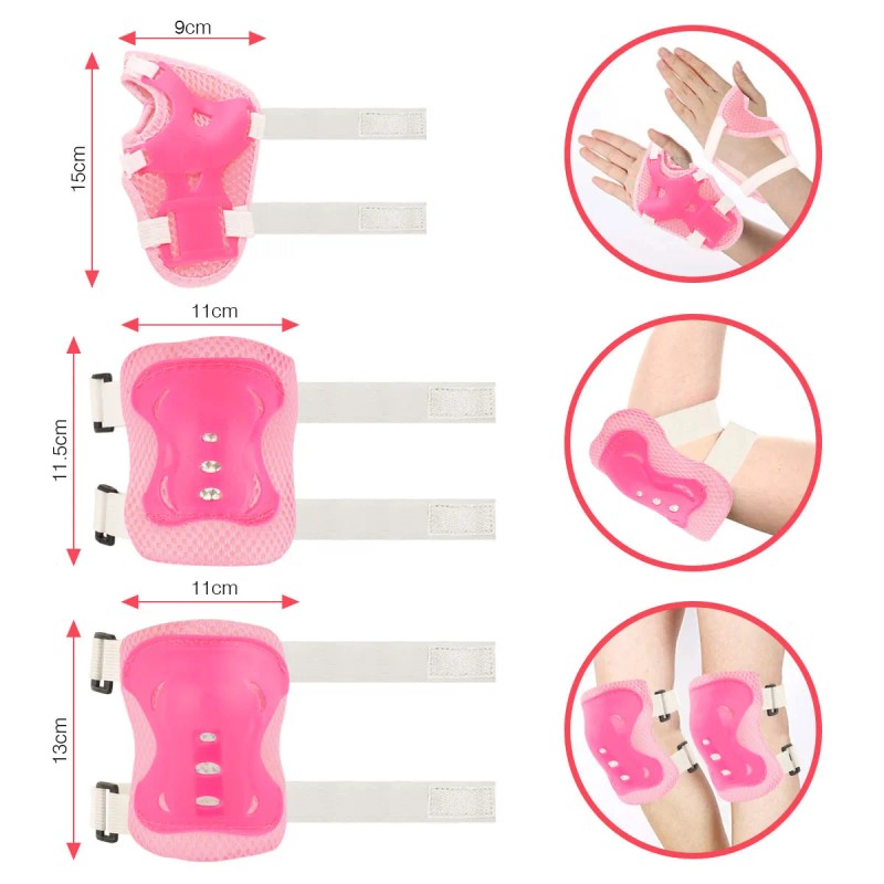 Trixter Kit Equipo De Protección Para Patinar Niños Conjunto De