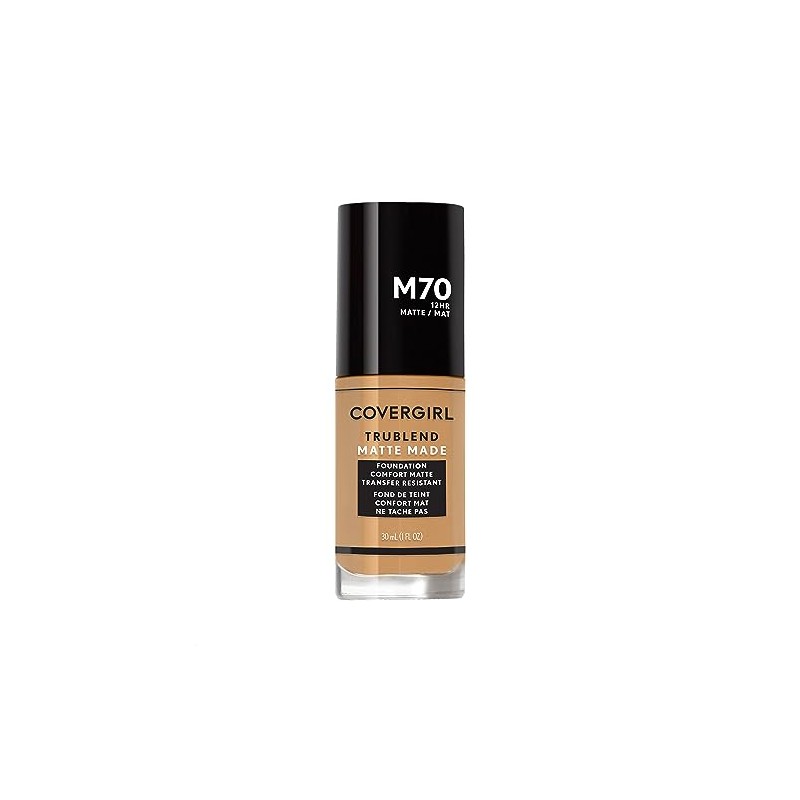 Covergirl Trublend Matte Made Liquid Foundation, M70 Sand Beige, 1.014