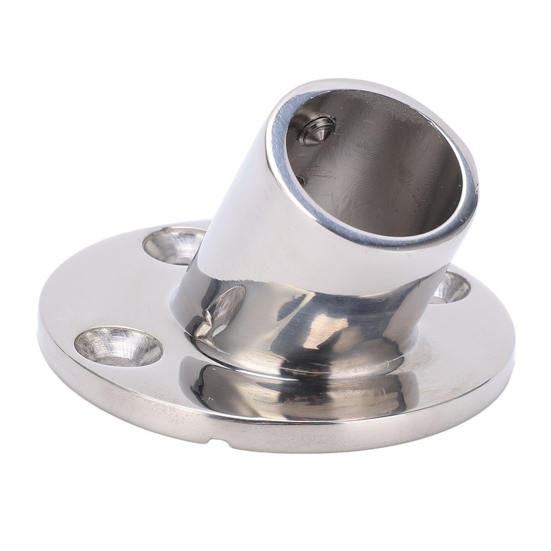 Boat Handrail Round Base Fitting 316 Stainless Steel Marine Hardware