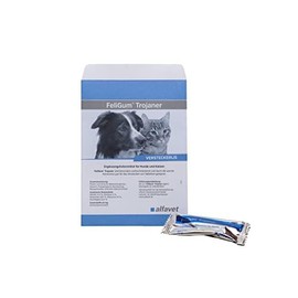 Alfavet FeliGum Trojan, Medication Hideaway as Snack, Supplementary Feed for Dogs and Cats, 15 x 10 g