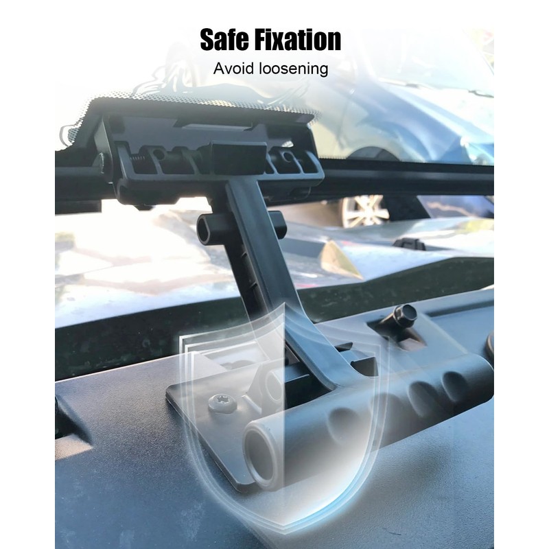 Full Glass Tip Out Windshield Handle Fit for Polaris Replace