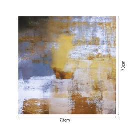 Tablecloth 73 x 73 cm Brown Short Linen Table Decoration Modern Art Painting Tablecloths Aesthetic Table Cloth Decoration Table Runner for Autumn Party Weddings Holidays Birthday