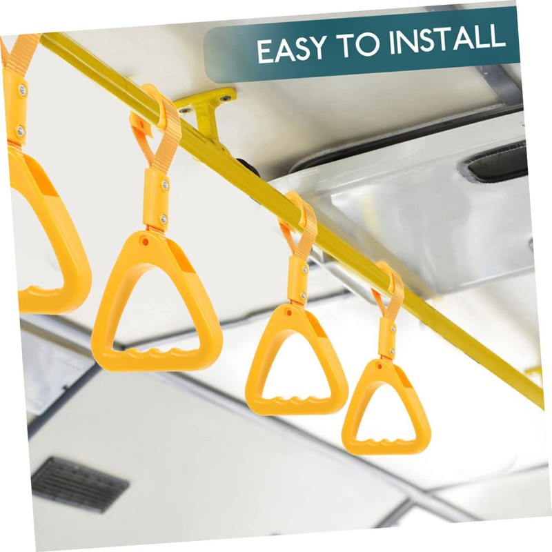 ibasenice 2pcs Bus Handle Disability Hand Hook Bus Hand Straps