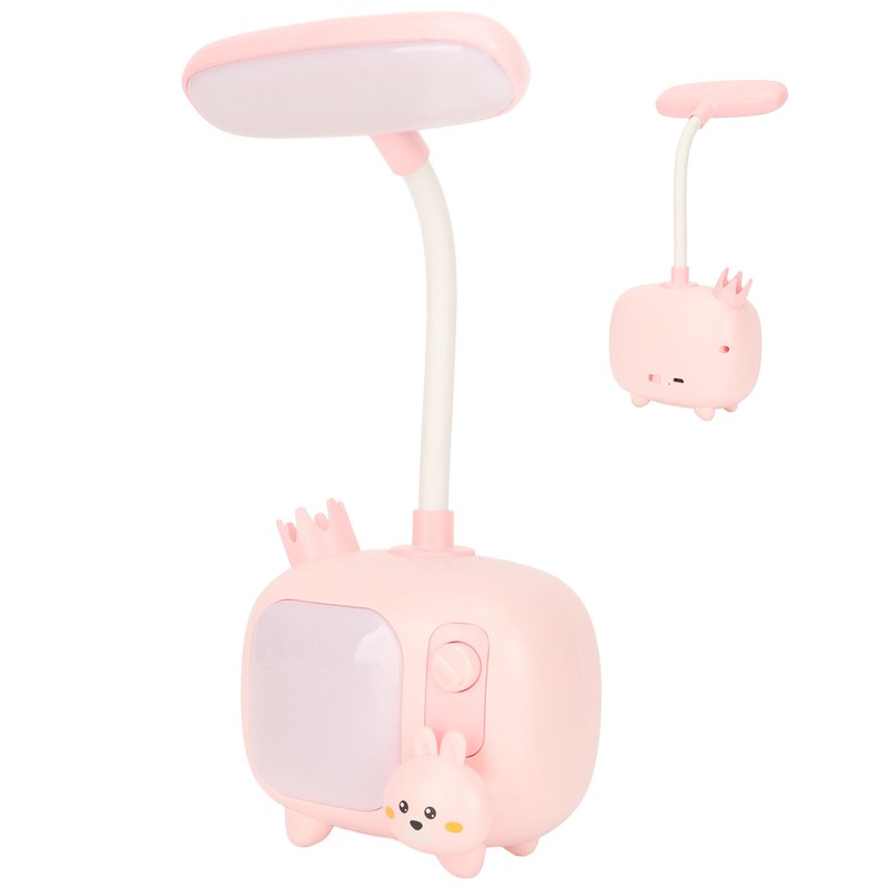 Kids Reading Light TV Style Base Flexible Gooseneck USB Charge