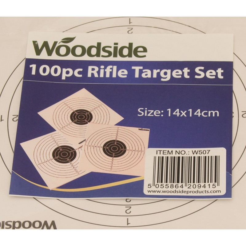 Woodside 100pc Air Rifle/Airsoft/Pistol 14x14cm Practice Trap Targets