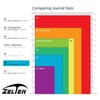 Zelten 1 Pack A6 45 Sheets/90 Pages Kraft Loose Leaf