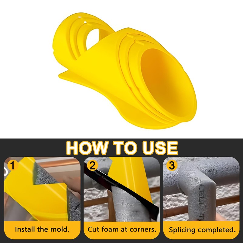 Pipe Lagging Insulation Foam Cutter Tool Set for 15mm, 22mm,