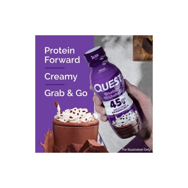 Quest Nutrition Ready to Drink High Protein Milkshake - Chocolate
