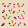 ONPRESS 24 Uñas Postizas De Verano, Medianas, Cuadradas, Forma De