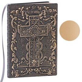 A.F.N.A.L Unlined Journal - Crosses 3D-Embossed Art Pattern Hardcover Notebook Gift, A5 Blank Sketchbook Notepad, 8.4" x 5.7" (100 Sheets, 200 Pages)