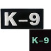 Tactical K9 Dog Glow in the Dark Embroidered Velcro Patch