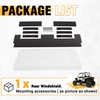 ECOTRIC Rear Windshield Compatible with 2014-2023 Polaris RZR XP 1000/