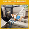 VOPOCO Dog Car Barrier with Storage Pocket, Mesh Pet Net
