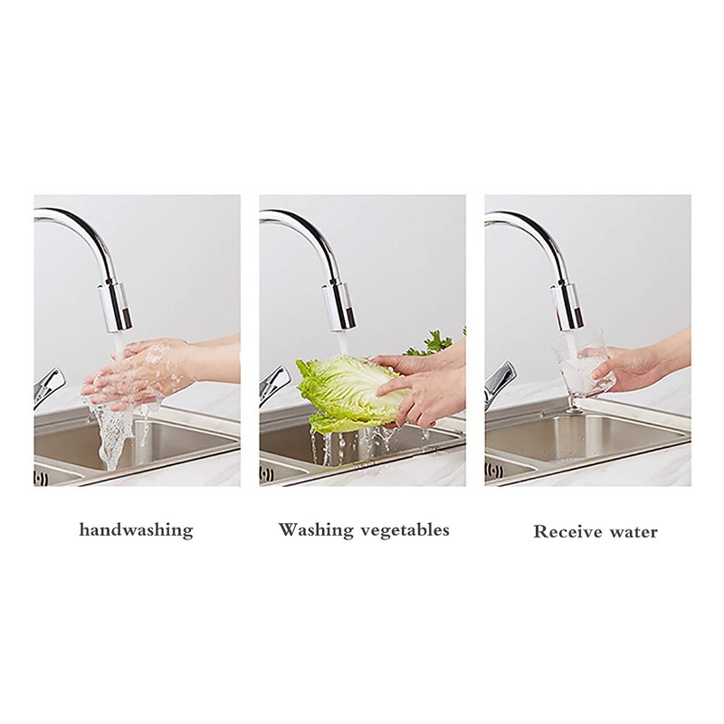 SS SUNSBELL Touchless Faucet Adapter, Touchless Bathroom Faucet with Automatic